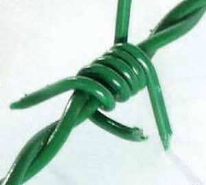PVC Double Twist Barbed Wire