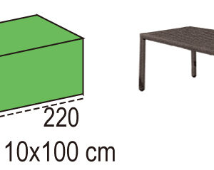 PE Outdoor Furniture Cover - Square Desk
