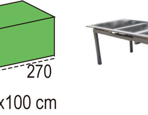 PE Outdoor Furniture Cover - Extended Square Desk