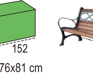 PE Outdoor Furniture Cover - Bench