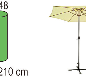 PE Outdoor Furniture Cover - Patio Umbrella