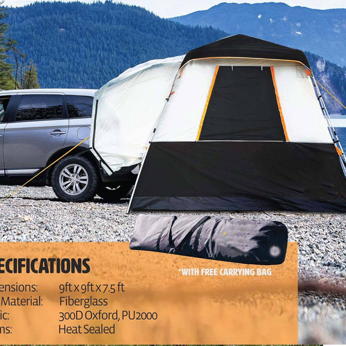 Waterproof SUV Instant Popup Camping Tent