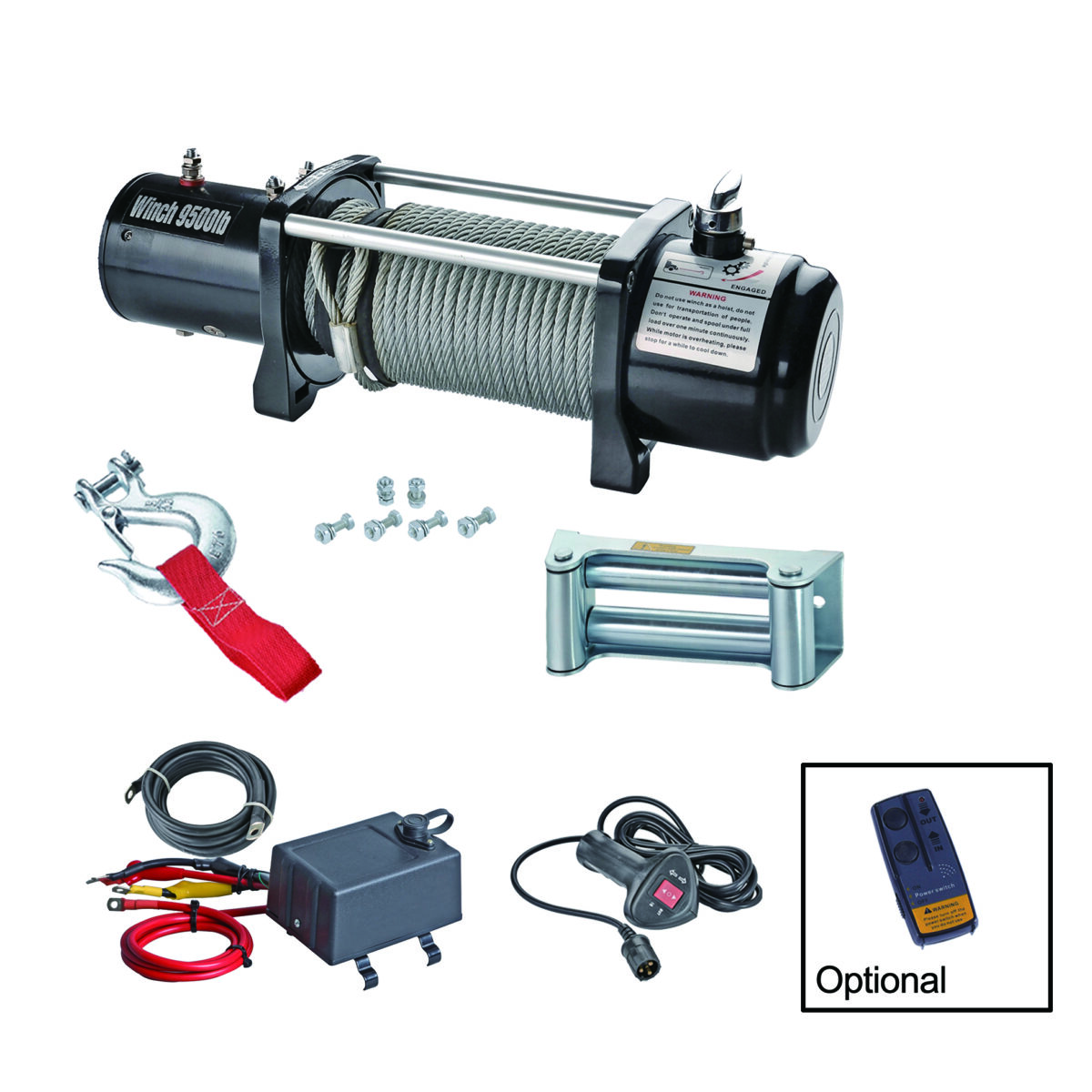 4x4 Winch 9500